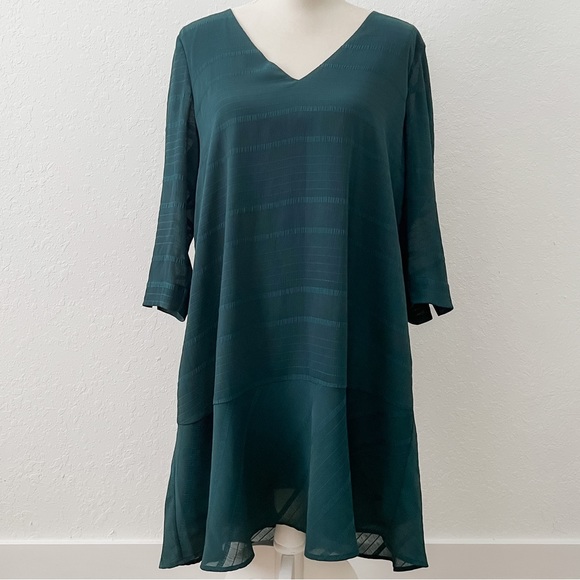 🚫Sold🚫 Dress Green Mini Long Sleeve 3/4 sleeve NWT Medium Aime - Picture 2 of 7